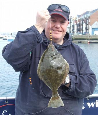 1 lb 4 oz Flounder by Paul Milkins