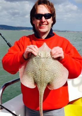 4 lb 7 oz Spotted Ray by Connor