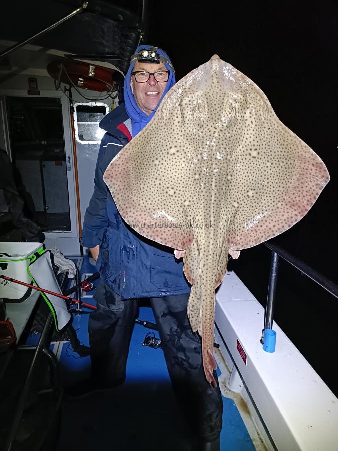 22 lb 4 oz Blonde Ray by Steve Nicholson