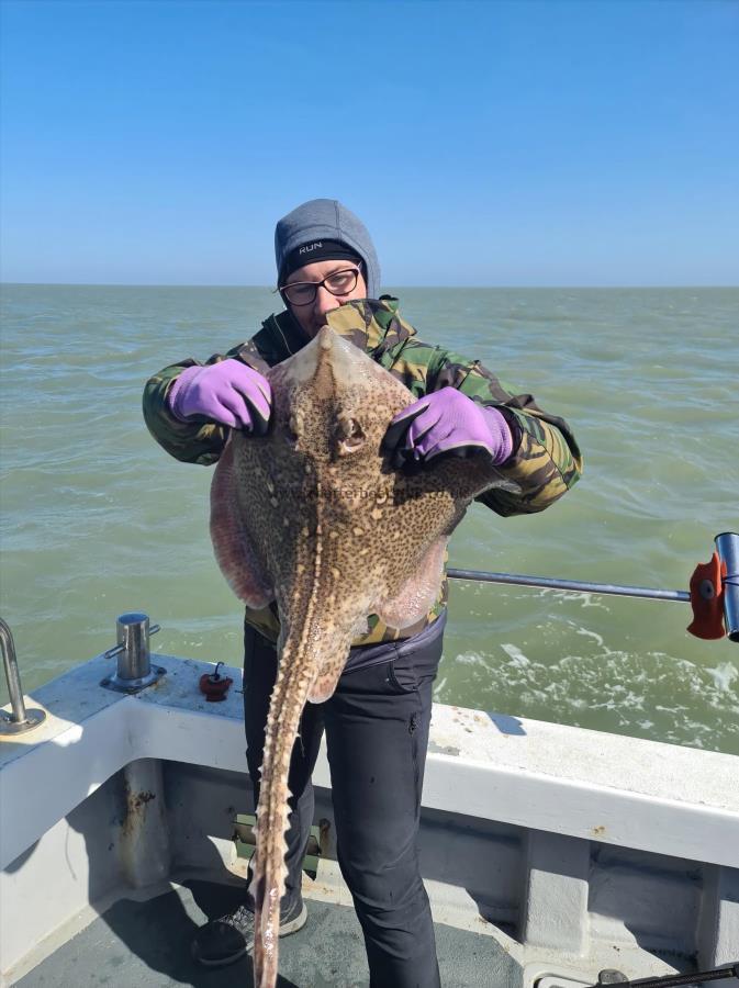 9 lb 2 oz Thornback Ray by Angela