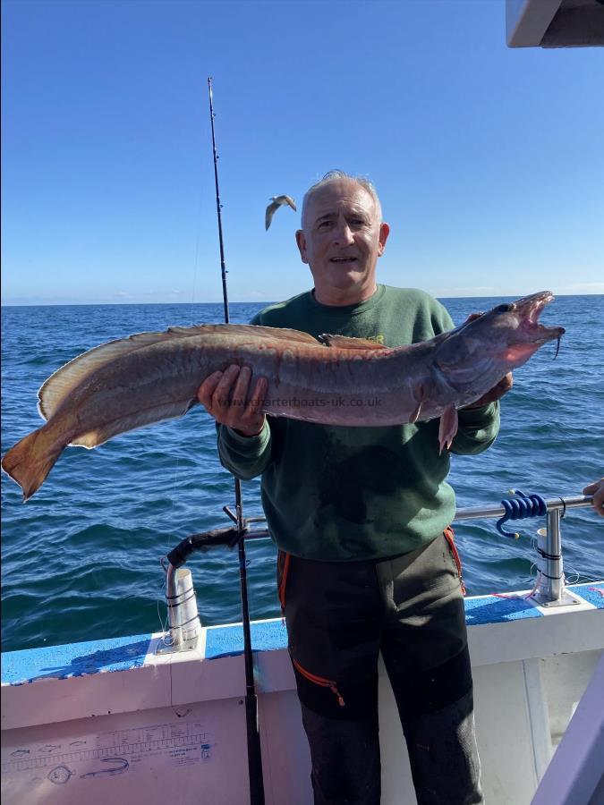 12 lb 12 oz Ling (Common) by John Dexter.