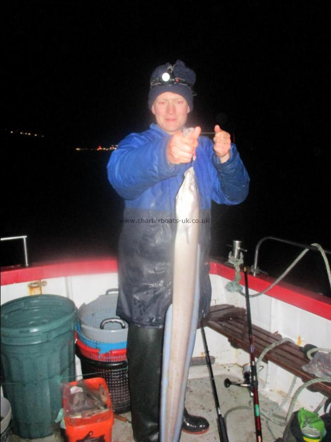 8 lb Conger Eel by Dan