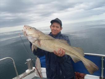 18 lb Cod by Tony Kwok, Durham