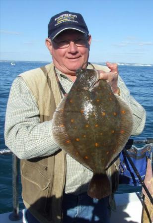 3 lb 3 oz Plaice by Alan Booth