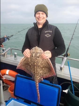 13 lb Thornback Ray by Dave Burton