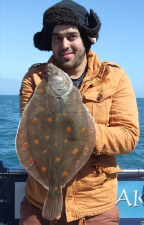 4 lb 12 oz Plaice by Bajeed Shingh