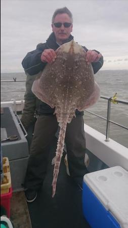 12 lb 8 oz Thornback Ray by Bob Marshall