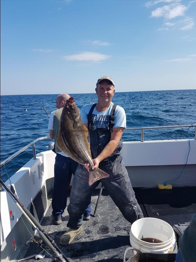 15 lb 8 oz Halibut by David Lumley