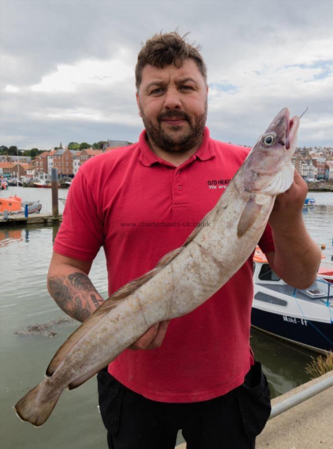 5 lb 8 oz Ling by Andy Davies.