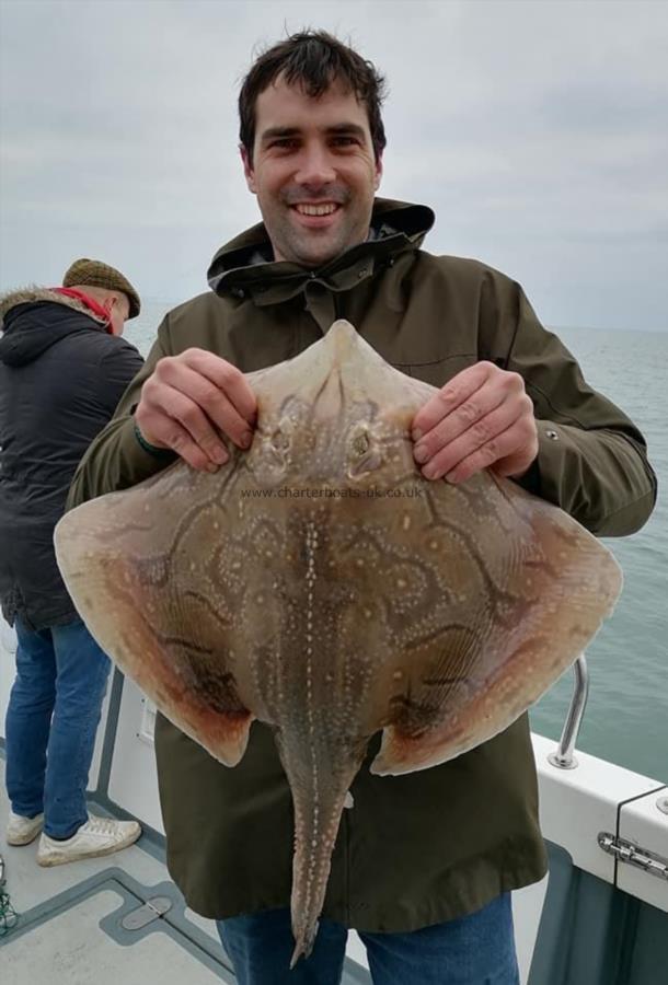 9 lb 2 oz Undulate Ray by Unknown