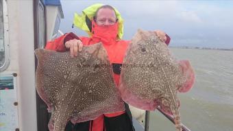 14 lb 1 oz Thornback Ray by George from Kent
