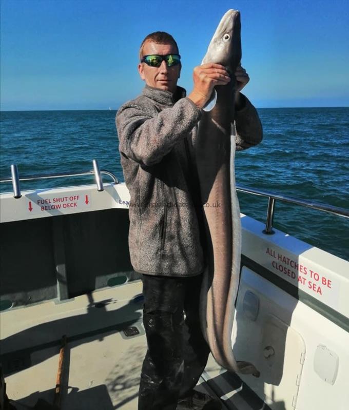 20 lb Conger Eel by Billy