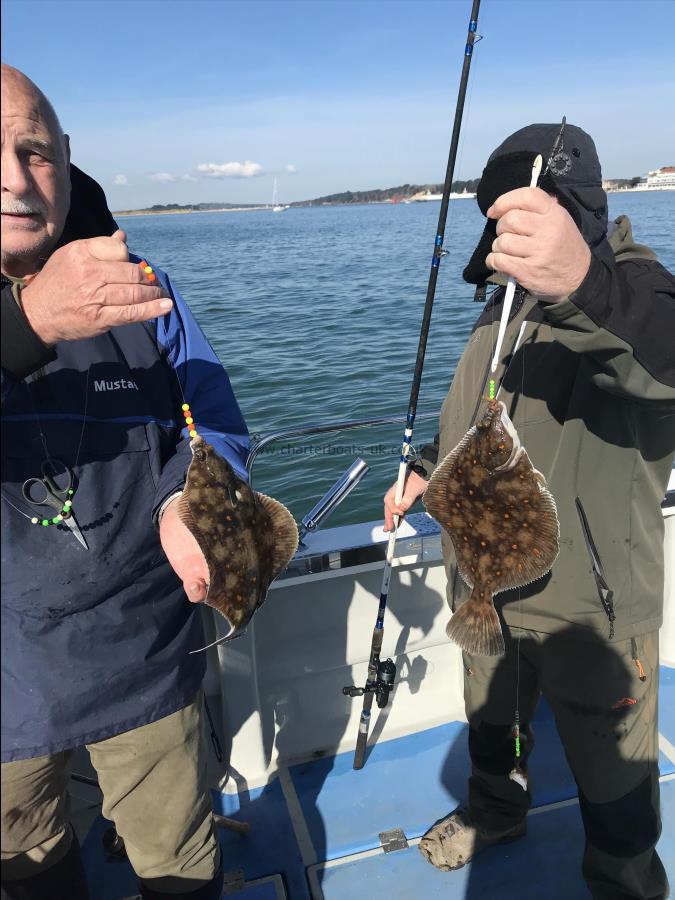 2 lb Plaice by Keith and Clive