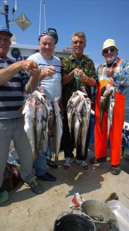 6 lb Cod by fishing on a wreck 21st may 2014