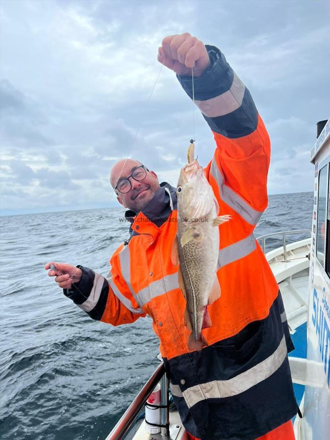 3 lb 5 oz Cod by Skip.