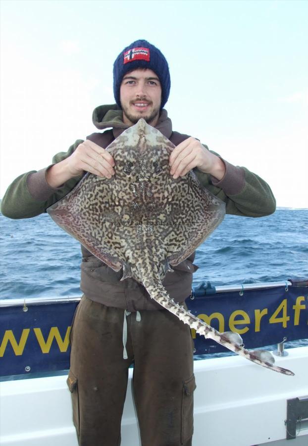 9 lb 8 oz Thornback Ray by Carl Henshaw