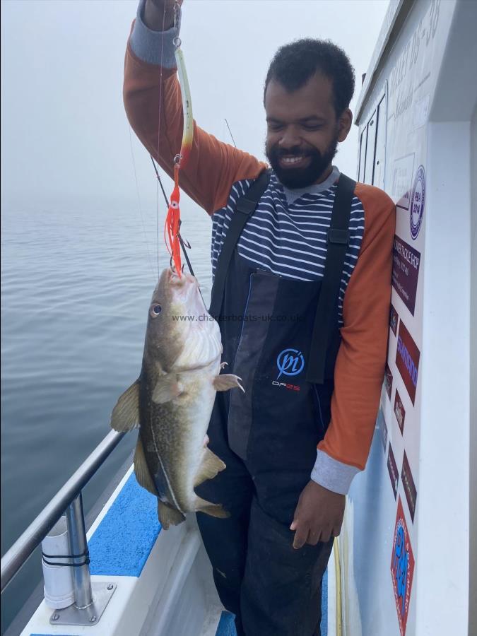 4 lb 15 oz Cod by Mike Tootel.