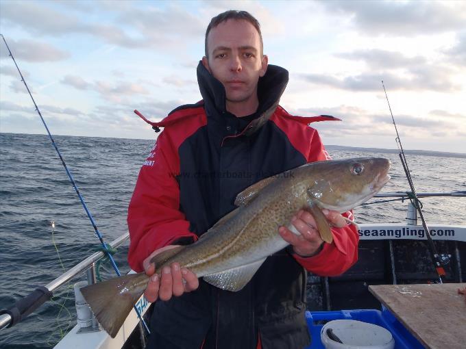 4 lb 9 oz Cod by Haydn Geldard.