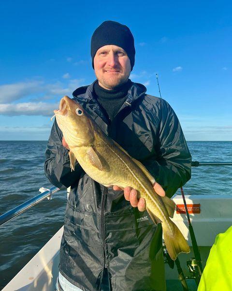 4 lb 4 oz Cod by Brad Hulme