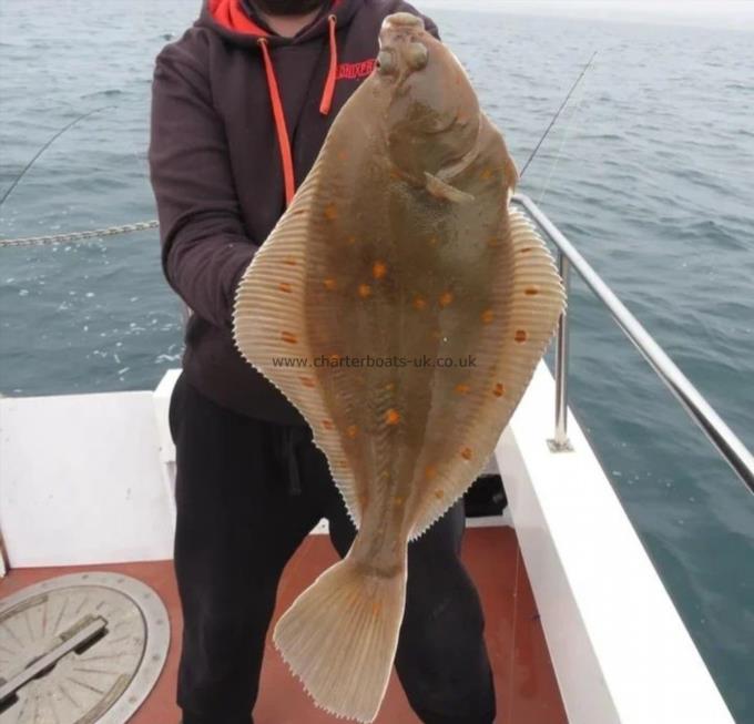 3 lb 6 oz Plaice by Francis Worthy