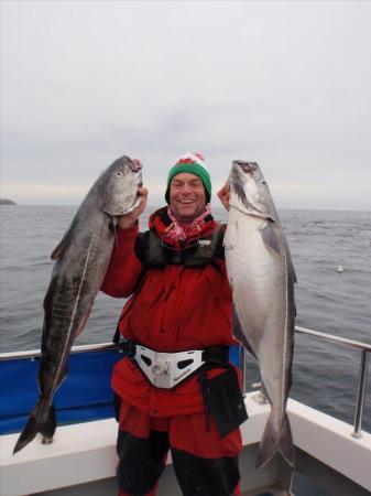 24 lb Coalfish (Coley/Saithe) by Julian Lewis Jones