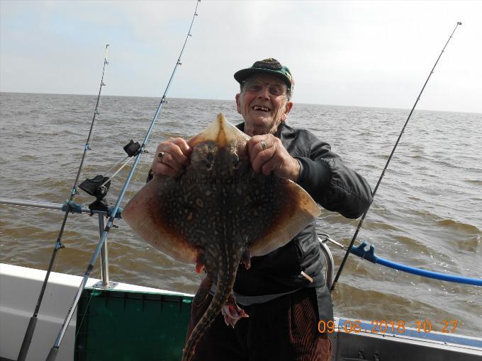 4 lb Thornback Ray by geof Raistrick