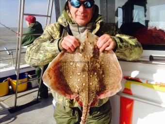 9 lb 6 oz Thornback Ray by David Lucas