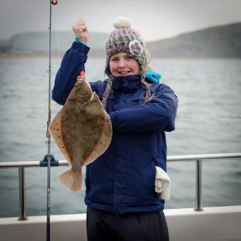 2 lb 8 oz Plaice by Rowena Tyte