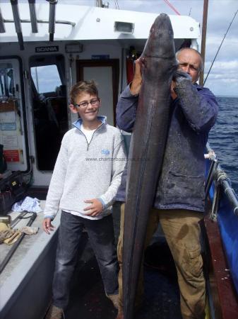 63 lb Conger Eel by Tom 12 yrs