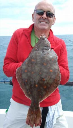 5 lb 8 oz Plaice by Trevor Madden