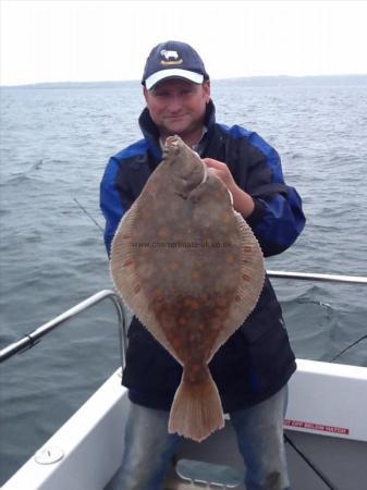 6 lb 4 oz Plaice by Mike Elvy