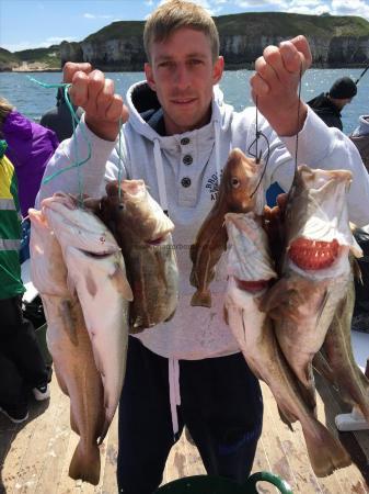 8 lb Cod by jason from manchester 7th june 2015