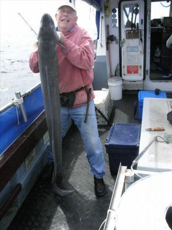 45 lb Conger Eel by Alan