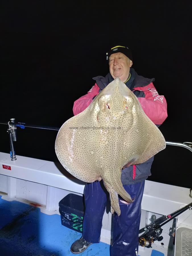 25 lb 12 oz Blonde Ray by Ken Booth