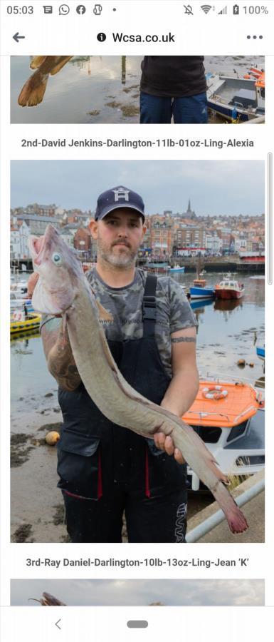 11 lb 1 oz Ling (Common) by David jenkins