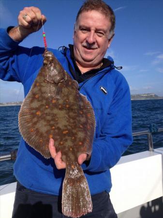 4 lb 2 oz Plaice by Phil Barclay-Smith