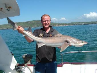 21 lb 12 oz Starry Smooth-hound by Gethyn Owen