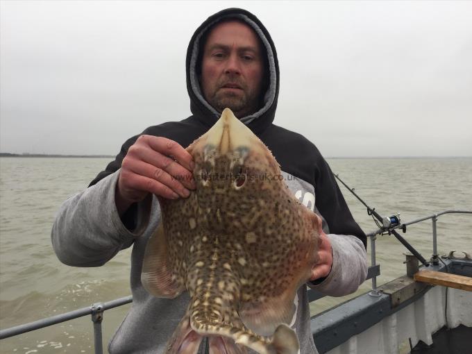 7 lb 2 oz Thornback Ray by Lees party