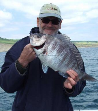 4 lb 12 oz Black Sea Bream by John Billett