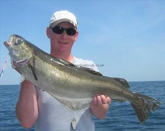 13 lb Pollock by Simon Haylett