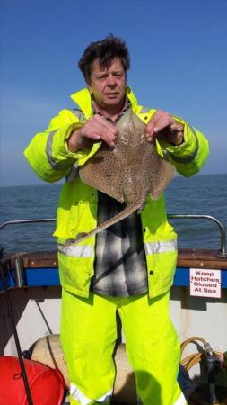 2 lb 6 oz Spotted Ray by Unknown