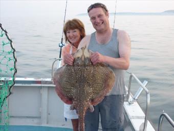 14 lb 4 oz Undulate Ray by Linda Higgins (the boss)