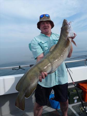 24 lb 4 oz Ling by Ian Napier