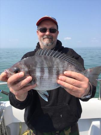 2 lb 2 oz Black Sea Bream by Graeme Galloway