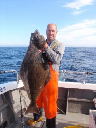 47 lb Halibut by Rich Ward ( Skipper )