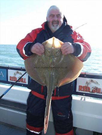 12 lb 8 oz Blonde Ray by Roger Buttle