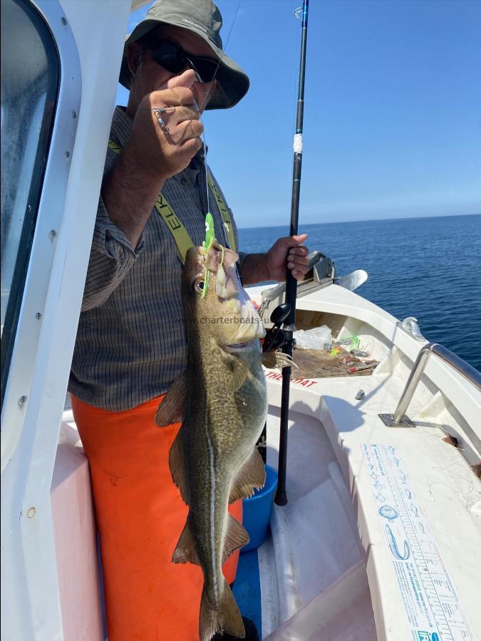 5 lb 6 oz Cod by Nige Hall.