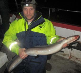 8 lb Conger Eel by Carl Holden