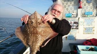 10 lb Thornback Ray by Brian from Canterbury