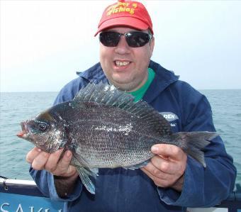 3 lb 8 oz Black Sea Bream by Peter Gillett